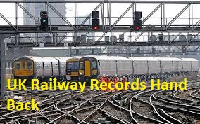 UK Railway Networkrail Records Hand Back